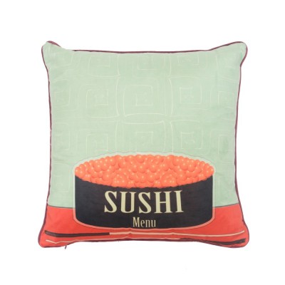 Digtal print cushion piped two sides IMPR SUSHI Mirohome