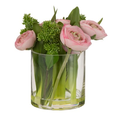 Vase avec fleurs artificielles Mirohome